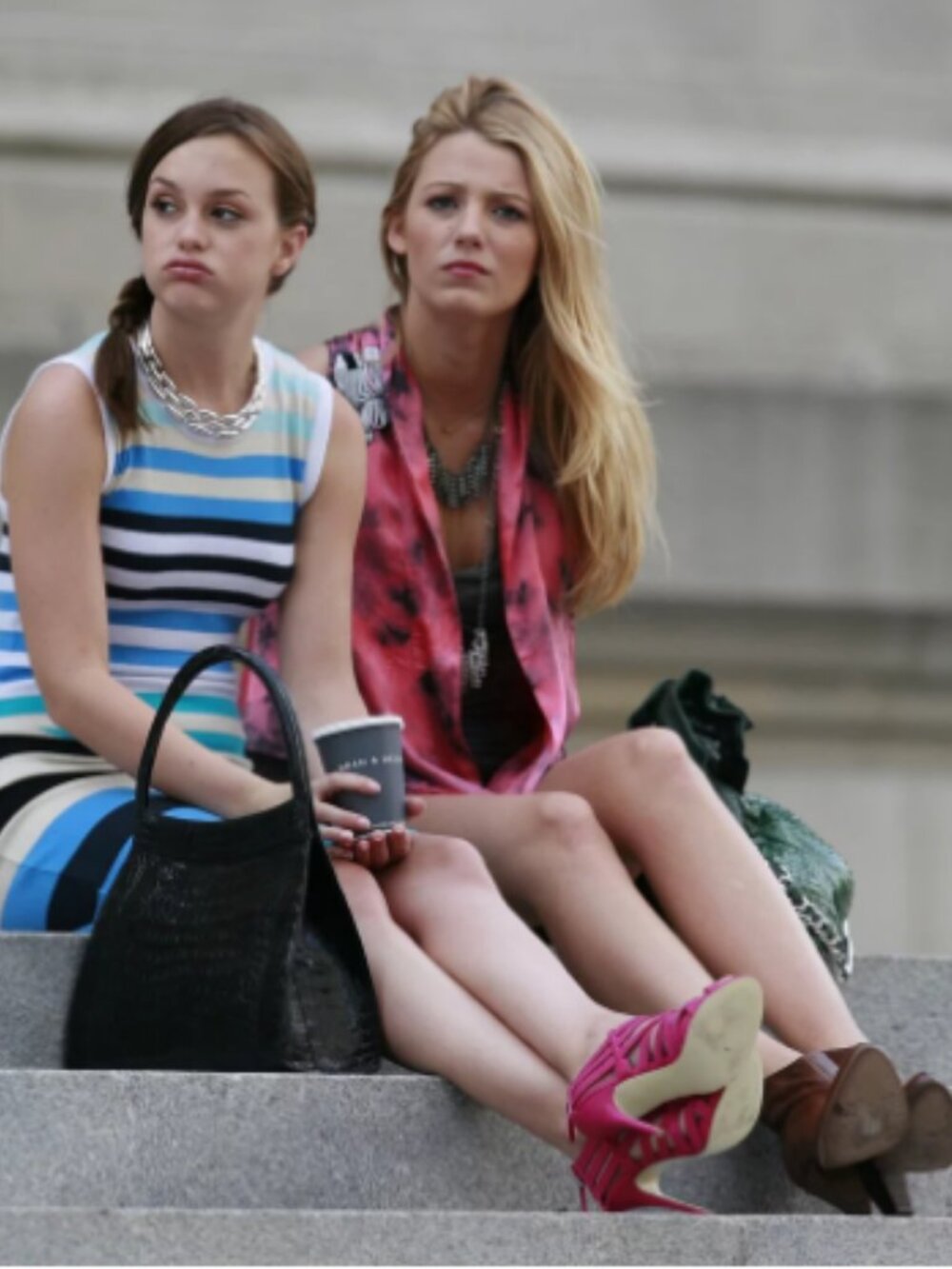 Henri Bendel Knit Striped Dress - Picture 2 of 5